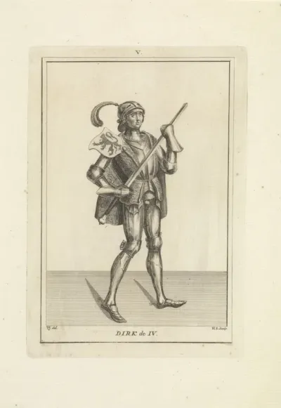 Portret van Dirk IV, graaf van Holland