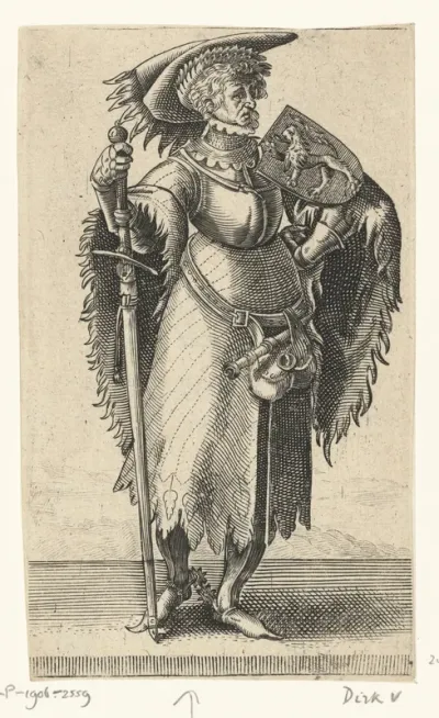 Portret van Dirk V, graaf van Holland
