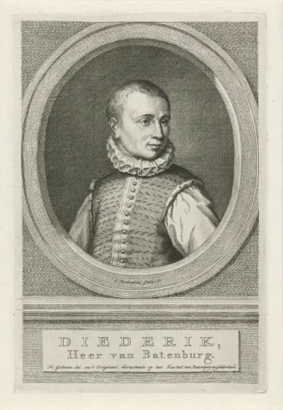 Portret van Dirk van Bronckhorst en Batenburg