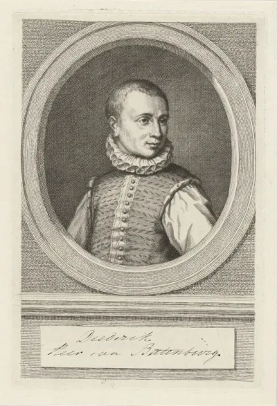 Portret van Dirk van Bronckhorst en Batenburg