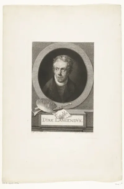 Portret van Dirk van Langendijk