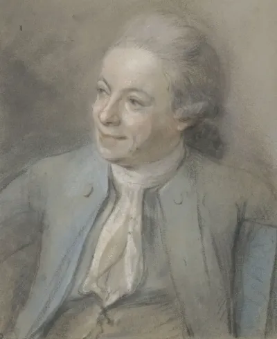 Portret van Dirk Versteegh, ten halven lijve, naar links