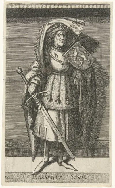 Portret van Dirk VI, graaf van Holland
