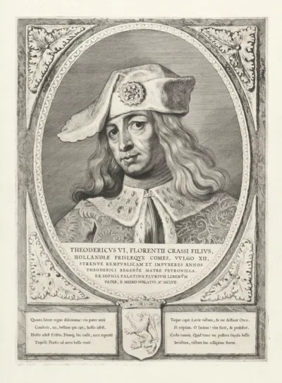 Portret van Dirk VI, graaf van Holland