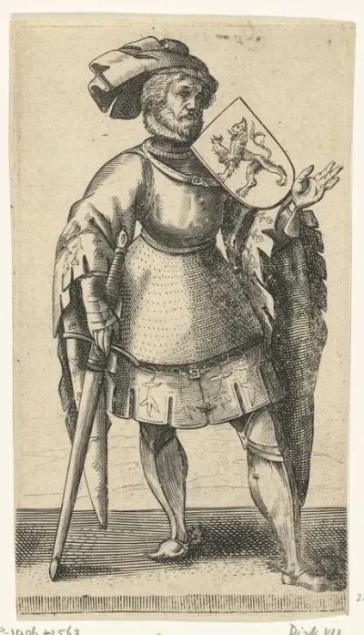 Portret van Dirk VII, graaf van Holland