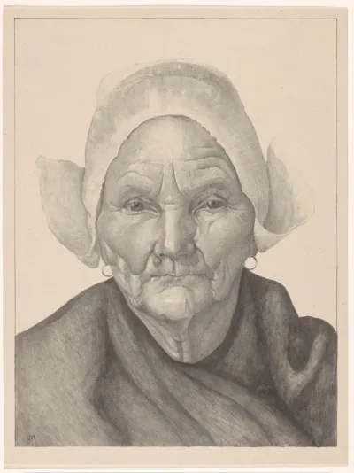 Portret van Dirkje Koning