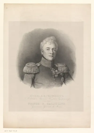 Portret van Dmitry Golitsyn