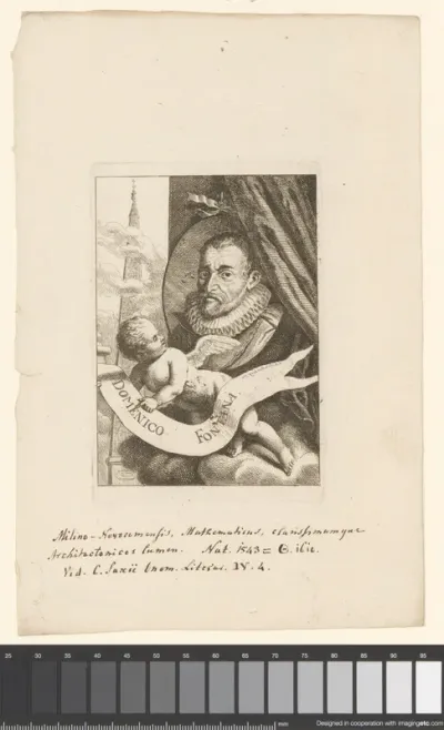 Portret van Domenico Fontana