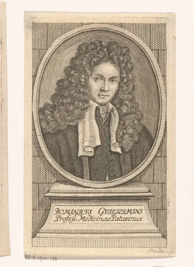 Portret van Domenico Guglielmini