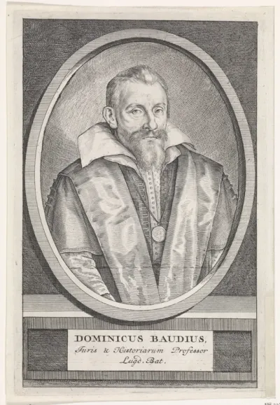 Portret van Dominicus Baudius