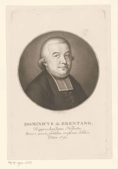 Portret van Dominicus Brentano