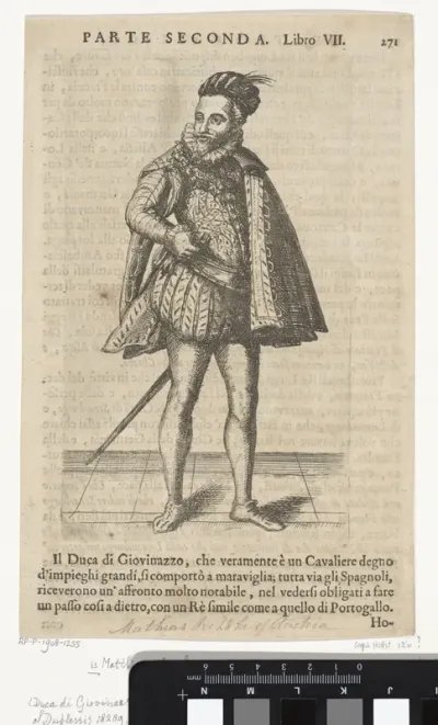 Portret van Dominique de Giudicci, hertog van Giovenazzo