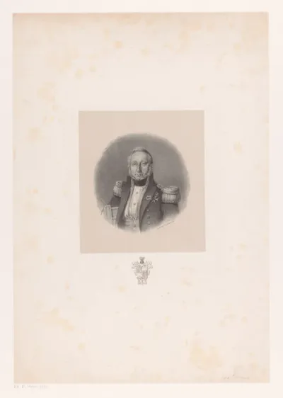 Portret van Dominique Jacques de Eerens