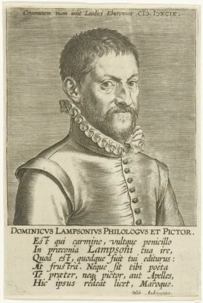 Portret van Dominique Lampsonius