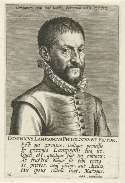 Portret van Dominique Lampsonius