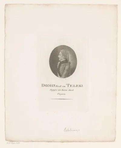 Portret van Domokos Teleki