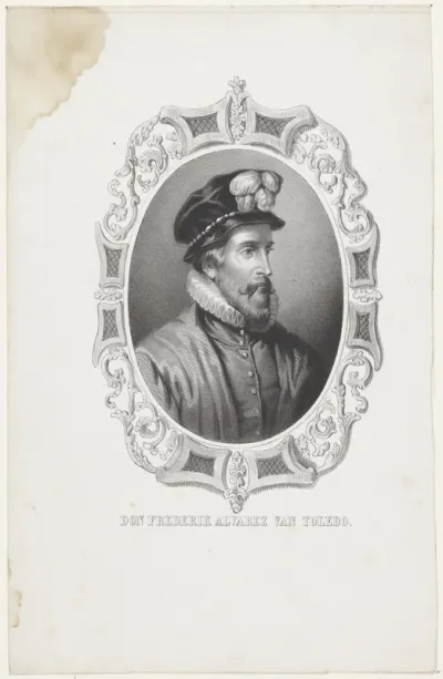 Portret van Don Frederik Alvarez van Toledo
