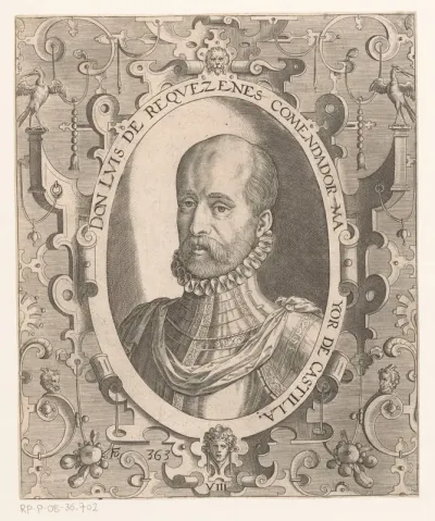 Portret van Don Luis de Requesens y Zunega, gouverneur-generaal der Nederlanden