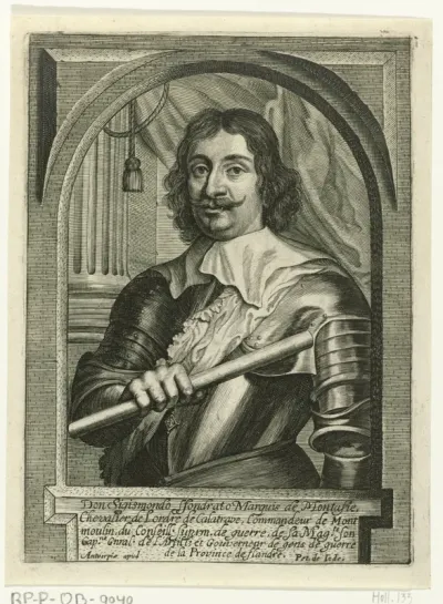 Portret van Don Sigismondo Sfondrato
