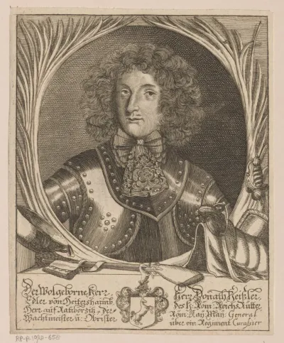 Portret van Donat Johann Heissler of Heitersheim