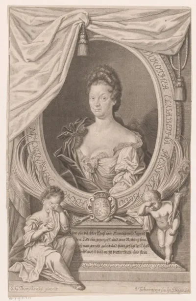 Portret van Dorothea Elisabeth Hessig