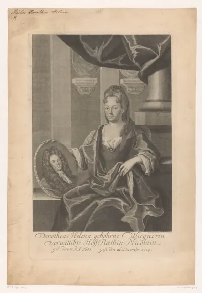 Portret van Dorothea Helena Nicolai