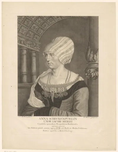 Portret van Dorothea Kannengiesser