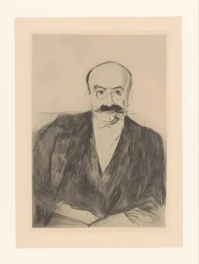 Portret van Dr. Max Asch