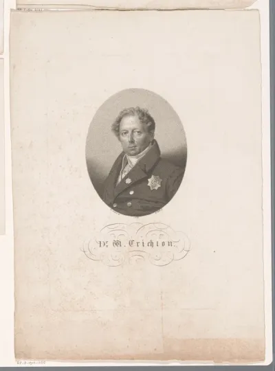 Portret van Dr. W. Chrichton, waarschijnlijk Archibald William Crichton
