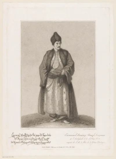 Portret van drogman Emmanuel Persiany