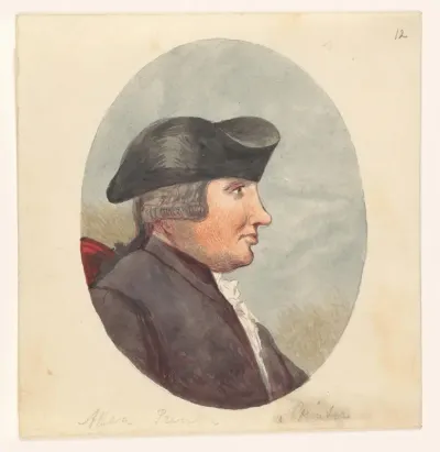 Portret van drukker Allen