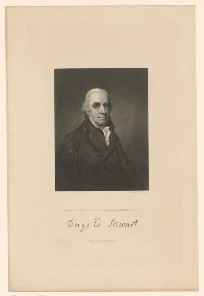 Portret van Dugald Stewart