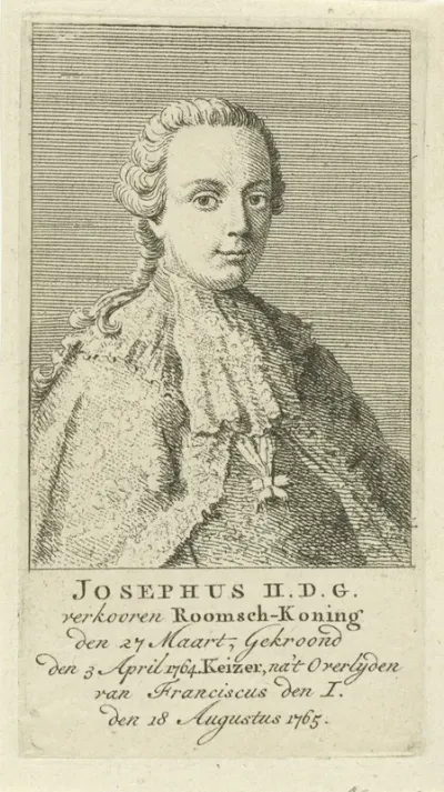 Portret van Duits keizer Jozef II