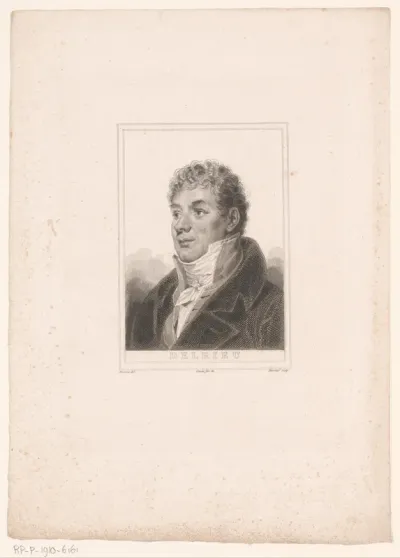 Portret van E.J. Delrieu