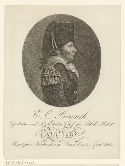 Portret van E.O. Branth
