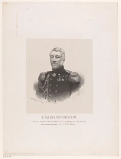 Portret van E. van der Oudermeulen