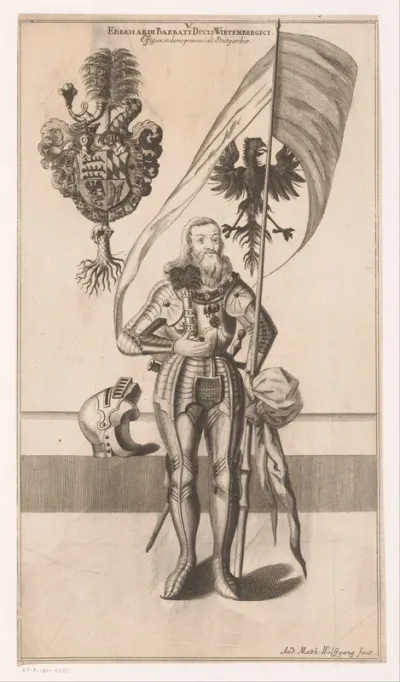 Portret van Eberhard I van Württemberg