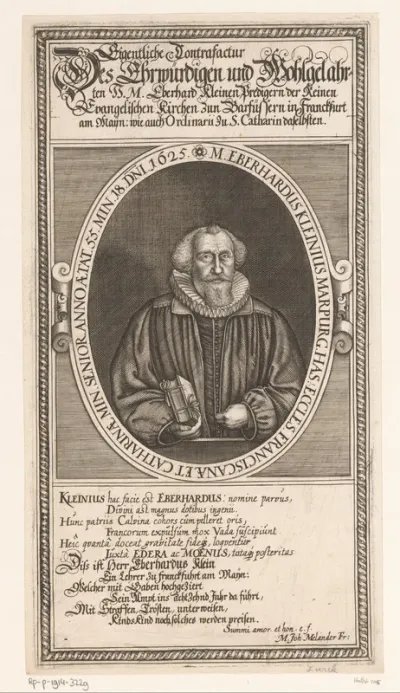 Portret van Eberhard Klein op 55-jarige leeftijd