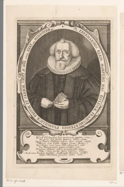Portret van Eberhard Klein op 63-jarige leeftijd