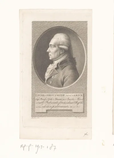 Portret van Eberhard von der Recke