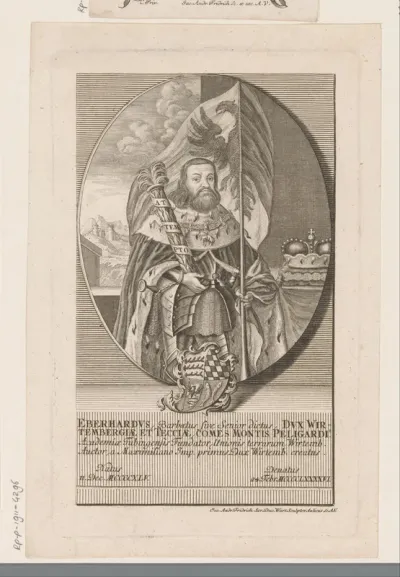 Portret van Eberhard von Württemberg