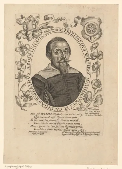Portret van Eberhard Welper op 62-jarige leeftijd
