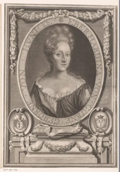 Portret van Eberhardina von Görne