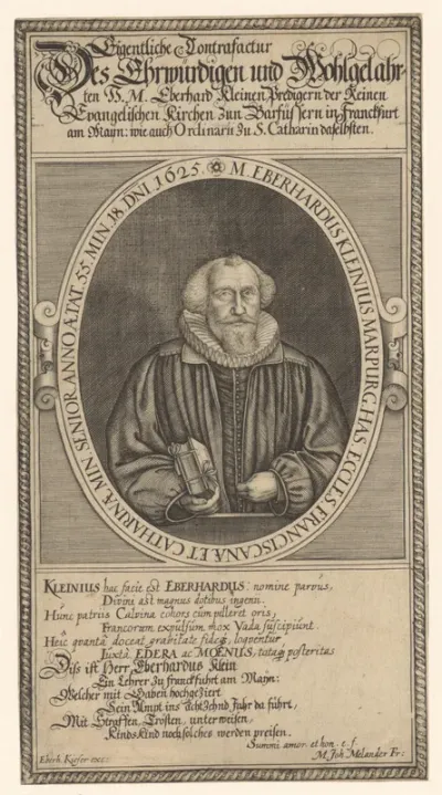 Portret van Eberhardus Kleinius