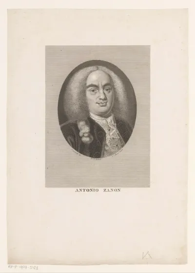 Portret van econoom Antonio Zanon