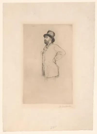 Portret van Edgar Degas
