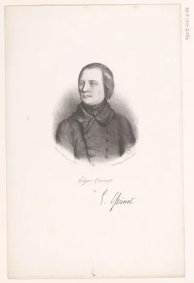 Portret van Edgar Quinet