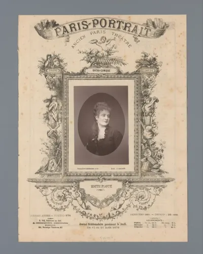Portret van Edith Ploux