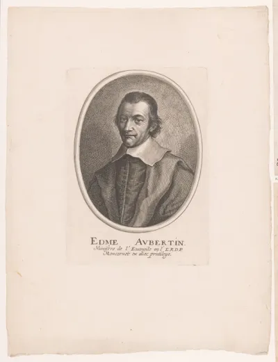 Portret van Edme Aubertin