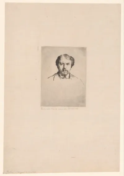Portret van Edmond de Goncourt